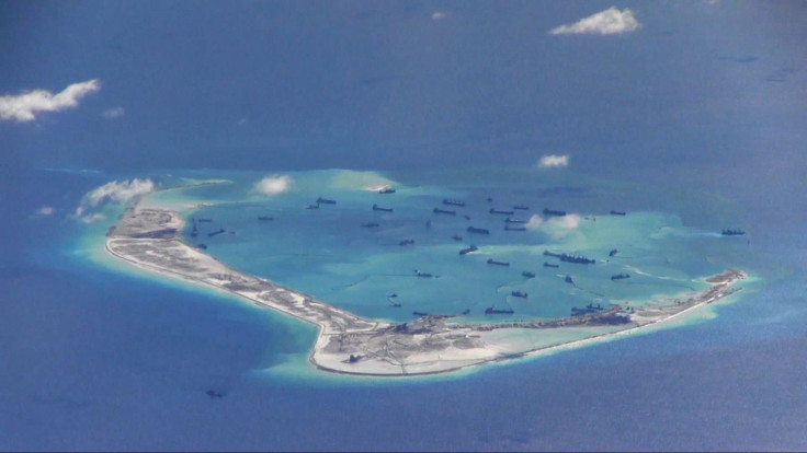 Chinese Dredging Vessels, South China Sea, May 21, 2015