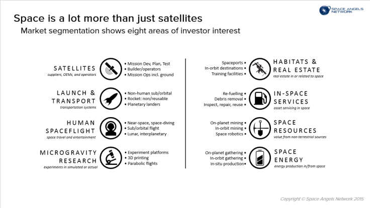 Space Angels Network Market Segmentation