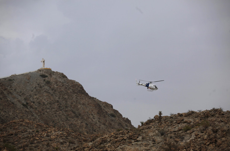 A U.S. Border Patrol helicopter