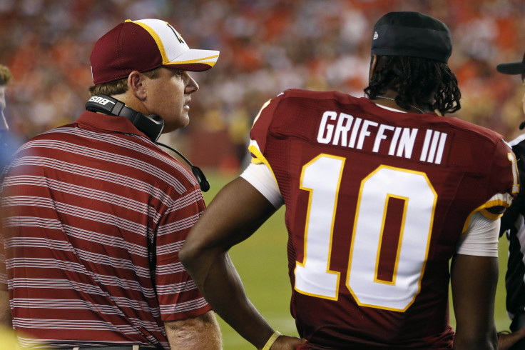 Gruden and Griffin in 2014