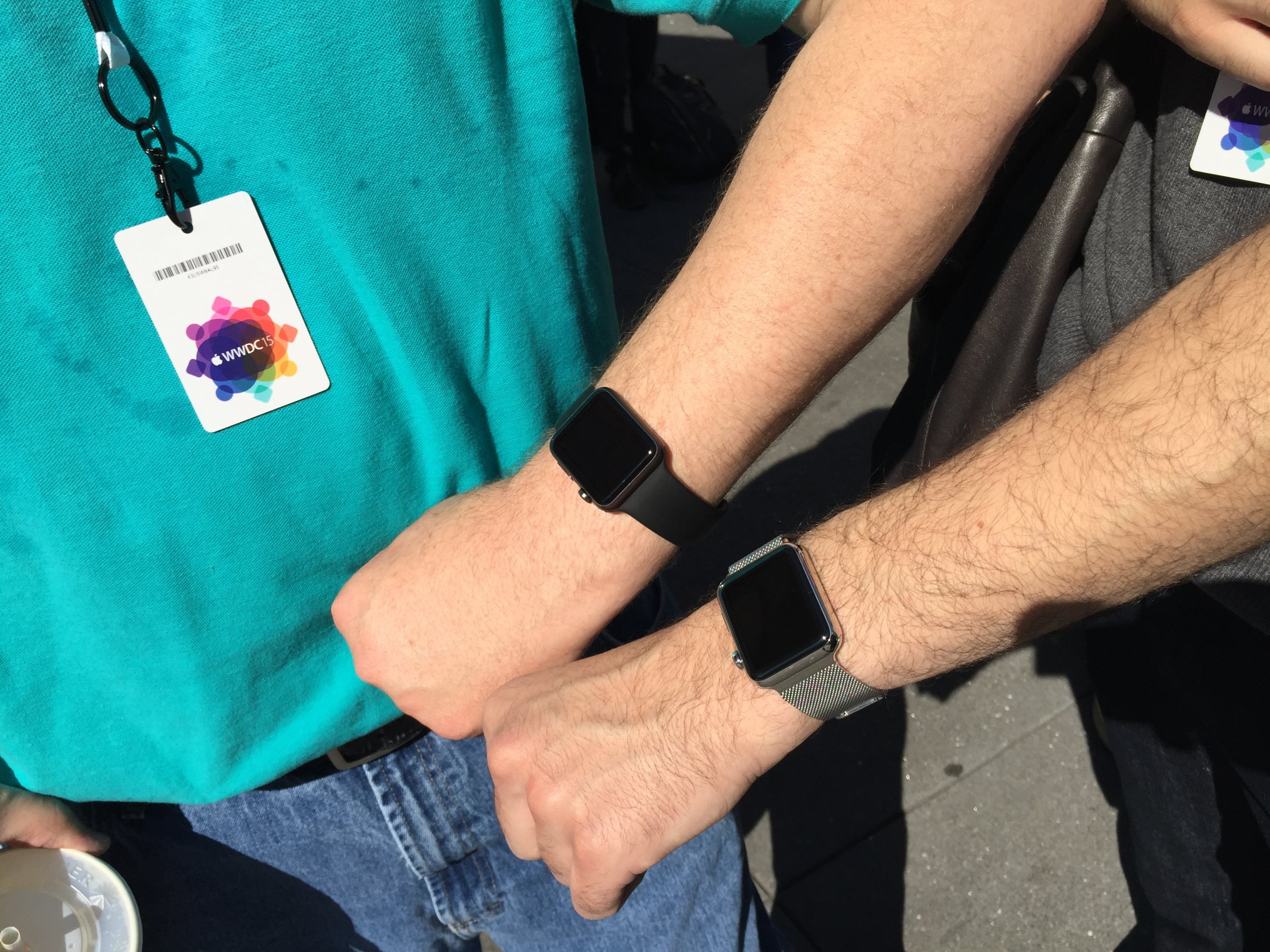 Outside Apple WWDC 2015, Excitement Builds For Apple Watch, HomeKit