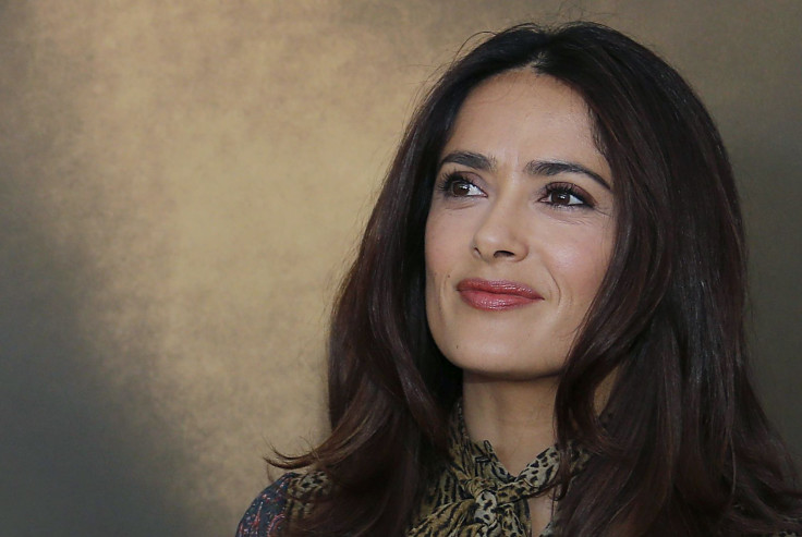 [8:32] Actress Salma Hayek poses during a photocall ahead of a debate "Kering Women in Motion" at the 68th Cannes Film Festival in Cannes