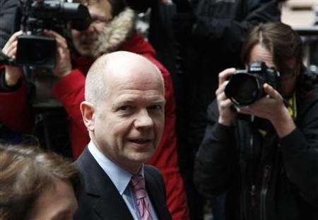 Foreign Secretary William Hague  