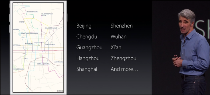Apple China Transit Maps