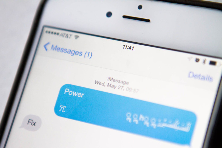 iMessage text bug fix