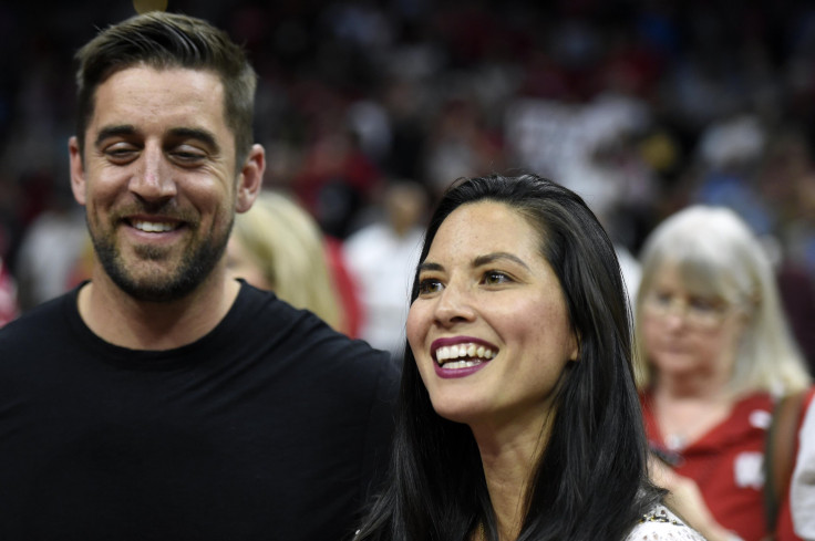 Aaron Rodgers and Olivia Munn