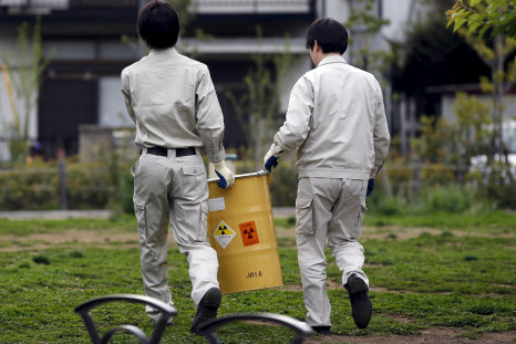 fukushima waste barrel