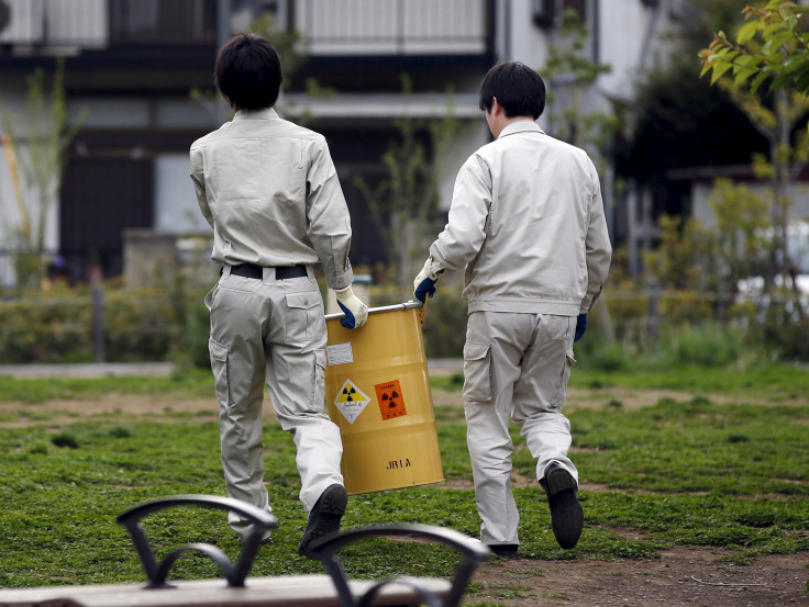 fukushima waste barrel