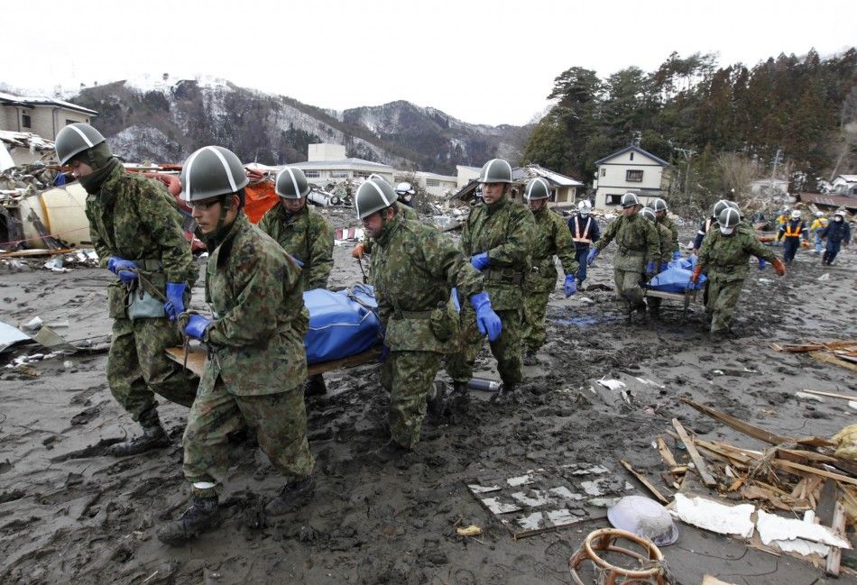 Wreckages of Japans Earthquake