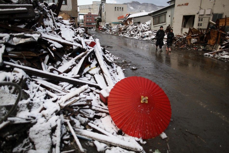 Wreckages of Japans Earthquake