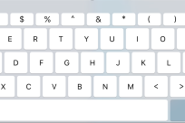 iPad large keyboard