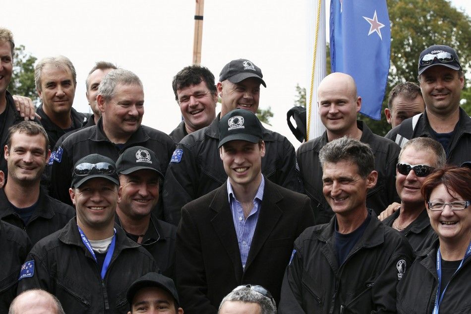 Prince William in New Zealand 