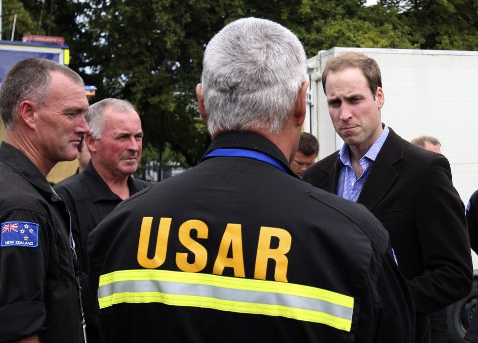 Prince William in New Zealand 