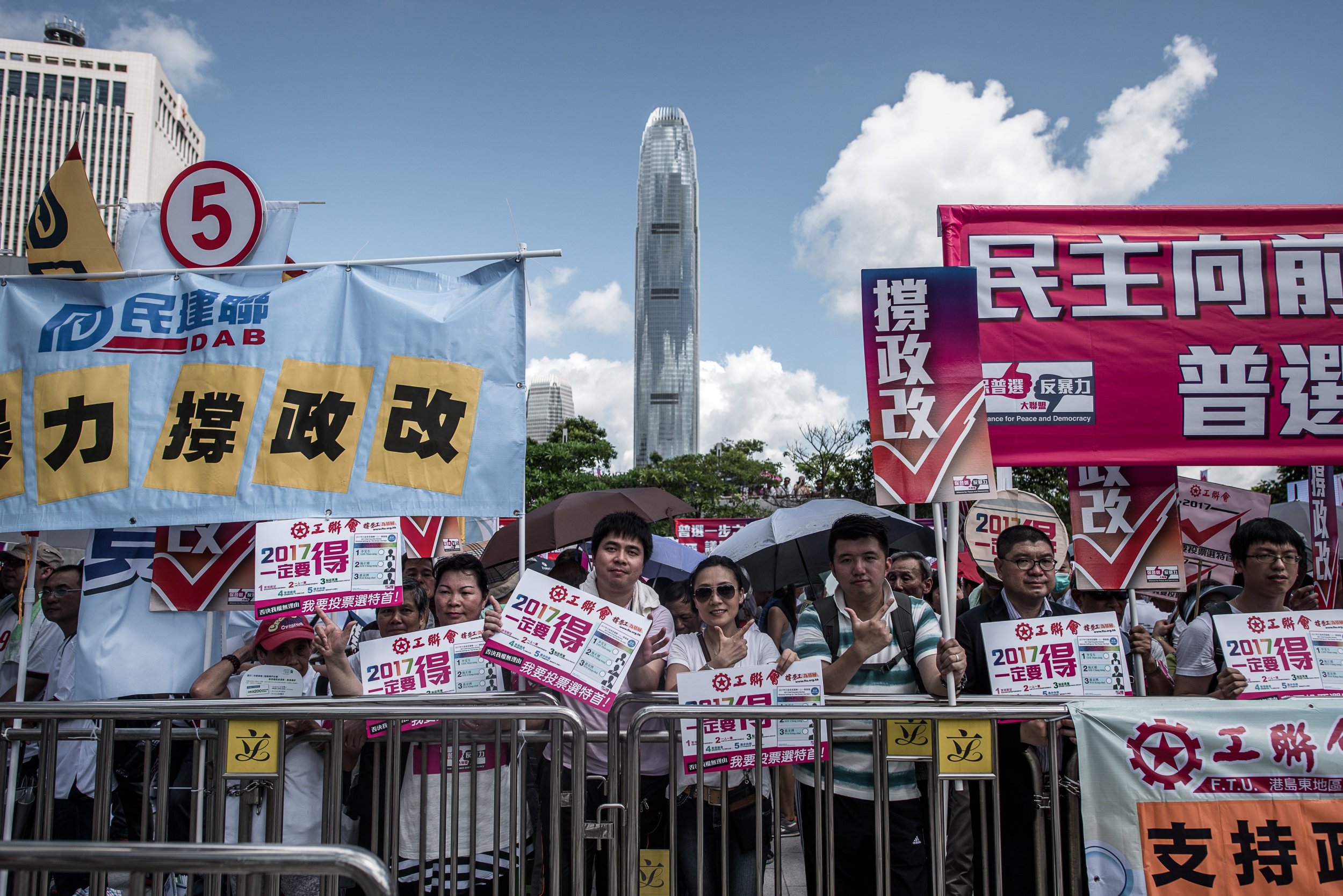 Hong Kong On High Alert As Lawmakers Debate Political Reform Bill