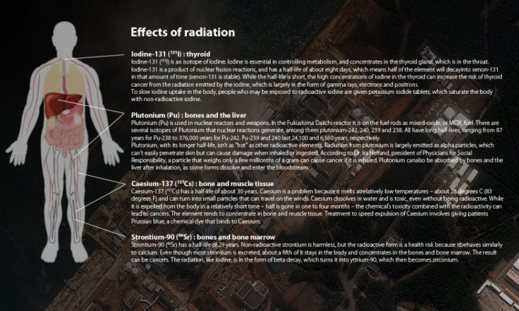Infographic: the effects of Radiation