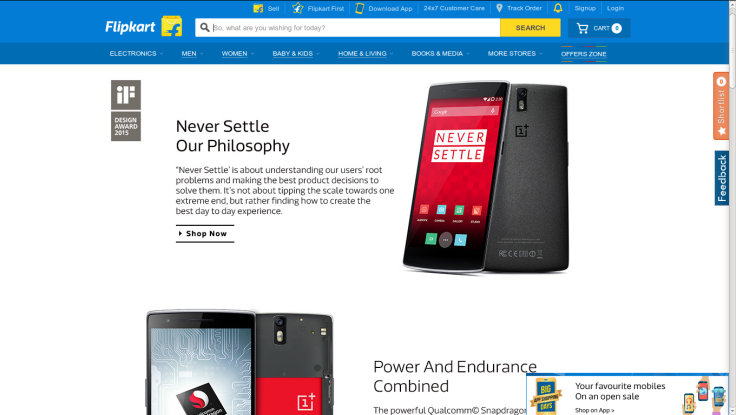 OnePlus Flipkart