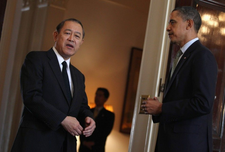 President Barack Obama and Japan Ambassador Ichiro Fujisaki