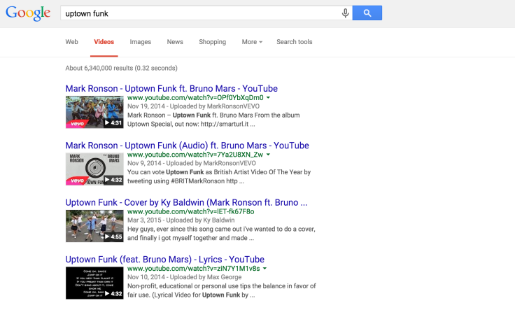 Google video search