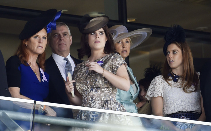 [11:14] Princess Beatrice of York, Princess Eugenie of York, Sarah Ferguson, Duchess of York and Prince Andrew, Duke of York at Royal Ascot