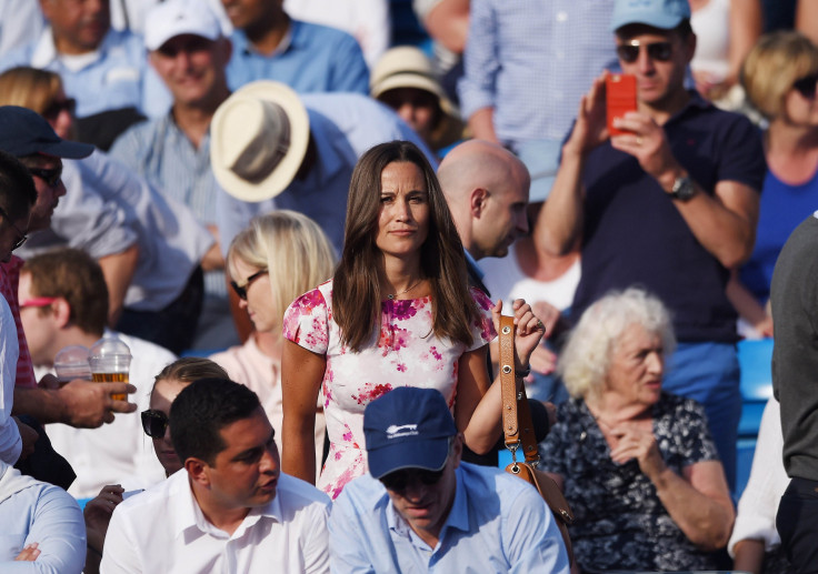 [12:07] Pippa Middleton watches from the stands at the Aegon Tennis Championships