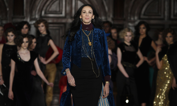 [8:11] Designer L'Wren Scott is seen following her Fall/Winter 2012 collection during New York Fashion Week