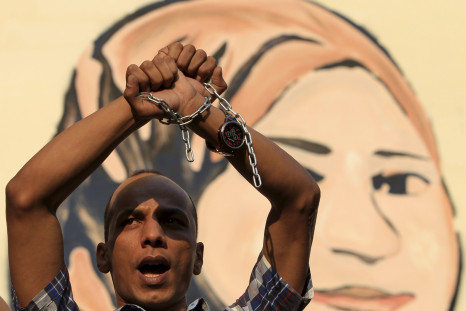egypt press protest