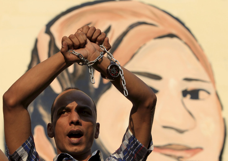 egypt press protest