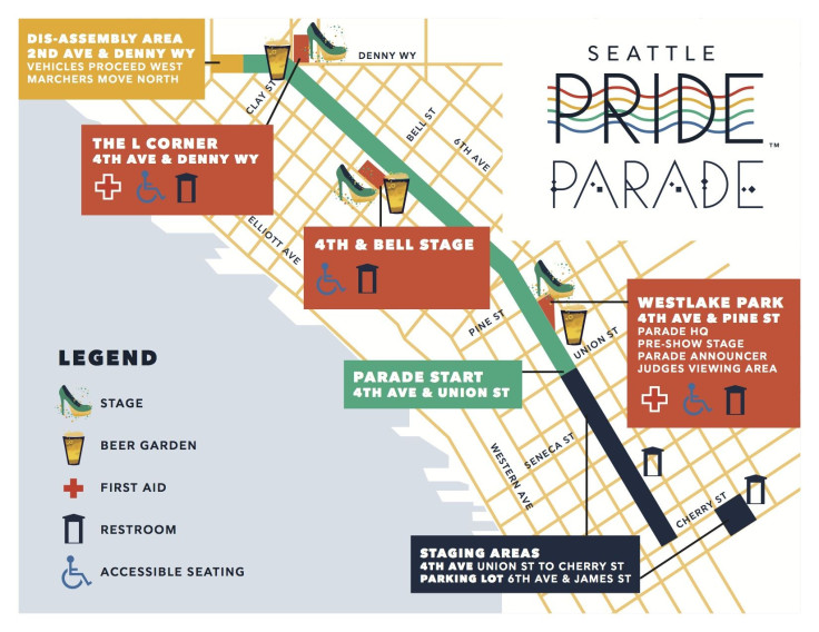 Pride Parade Map
