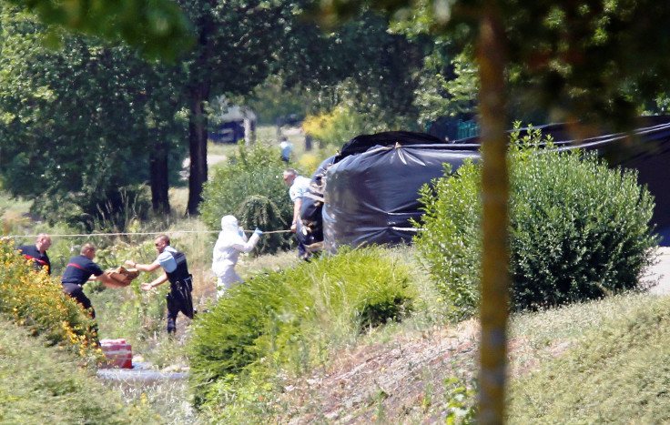 French crime scene