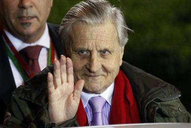 President of the European Central Bank Jean-Claude Trichet leaves an Euro zone leaders summit in Brussels March 12, 2011. 