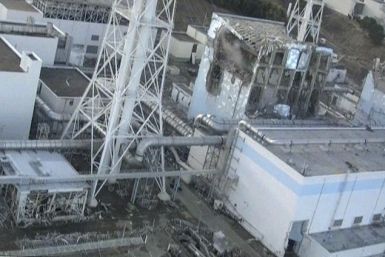 Handout shows damage sustained at the Fukushima Daiichi nuclear power complex