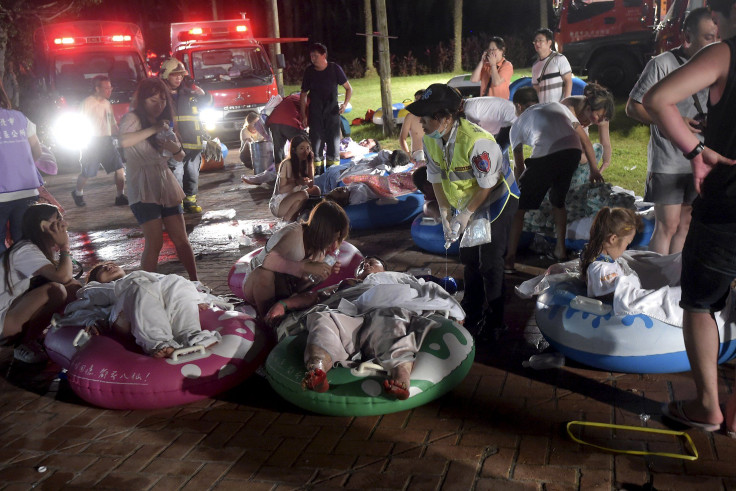 Taiwan water park fire