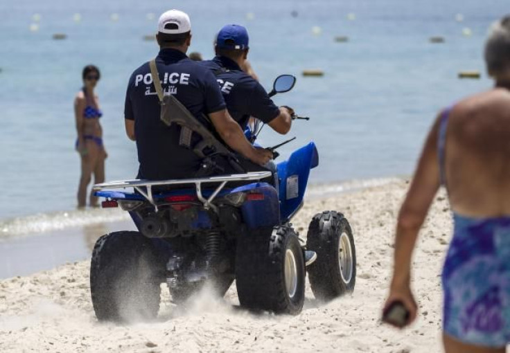 tunisia beach cops