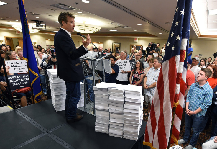 Rand Paul Campaigns In Las Vegas