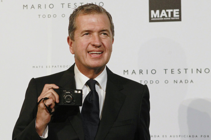 [8:51] Peruvian fashion photographer Mario Testino poses for photographers at the opening of MATE, his non-profit cultural organisation, in Lima 
