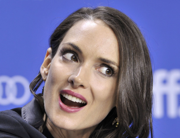 [10:15] Actor Winona Ryder reacts during a news conference for the film "The Iceman" at the 37th Toronto International Film Festival 