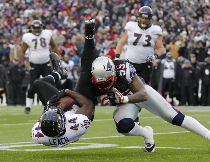 Brandon Spikes with the Patriots in 2012