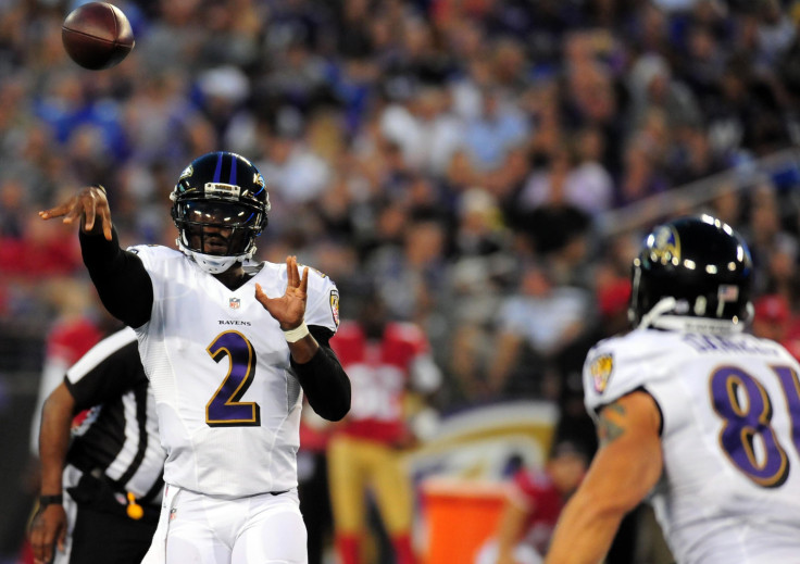 Tyrod Taylor with the Ravens in 2014