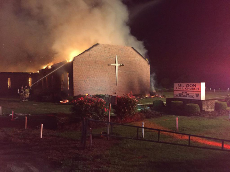 Mt. Zion AME Fire