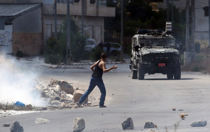 west bank protester