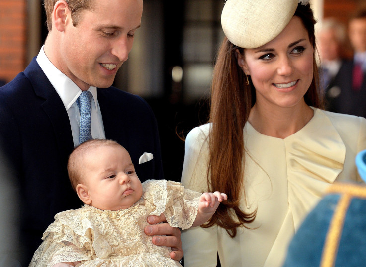 william george and kate christening