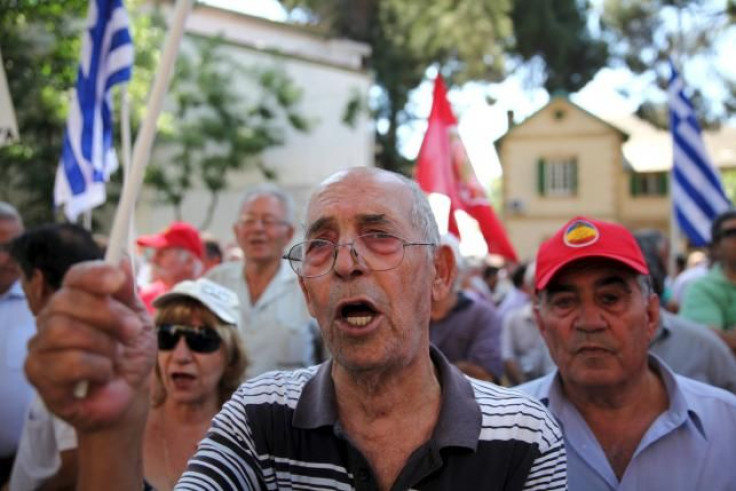 greek demonstrators