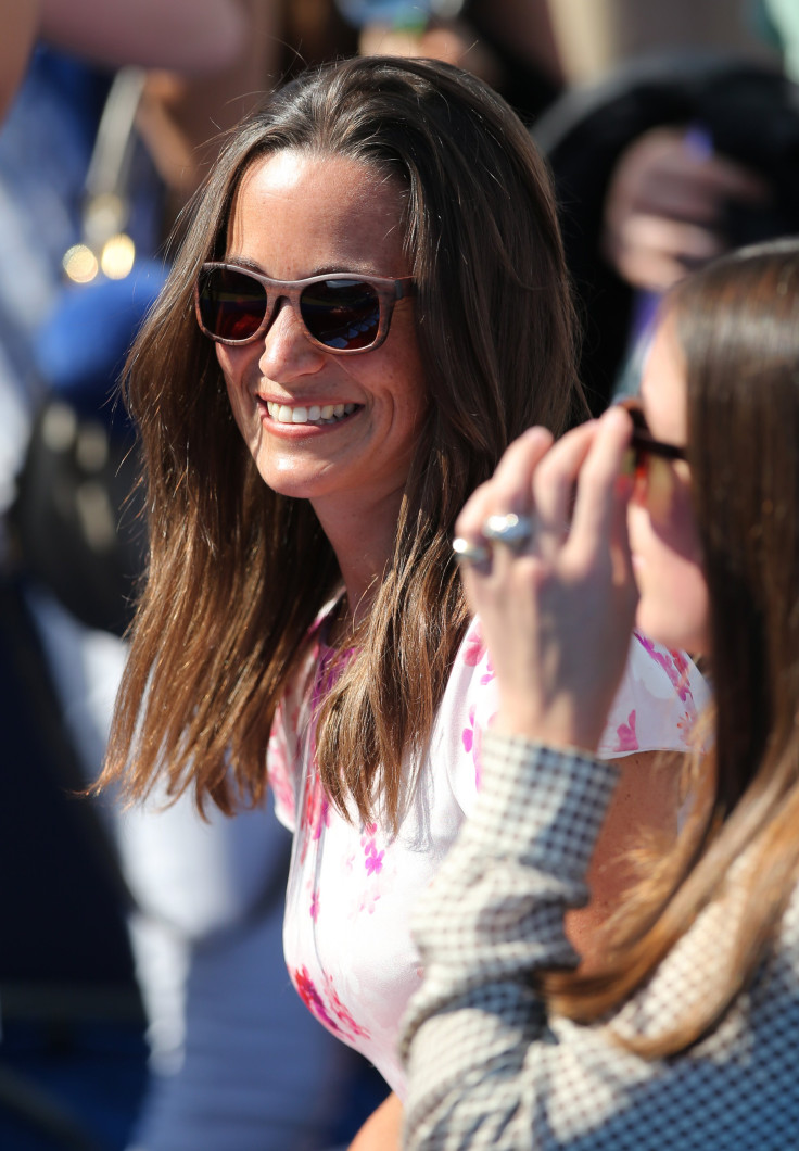 [7:39] Pippa Middleton watches from the stands during the Aegon Tennis Championships at Queens Club