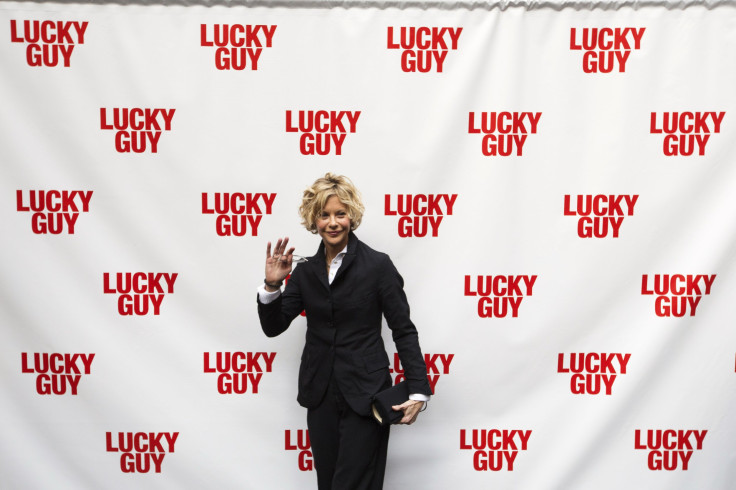[9:25] Actress Meg Ryan arrives for the premiere of the play Lucky Guy in New York