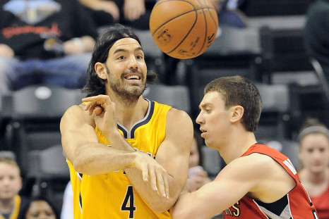 Luis Scola with the Pacers