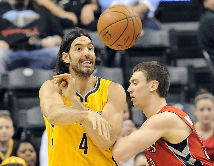 Luis Scola with the Pacers