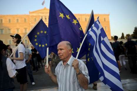 pro-Euro protester_Greece