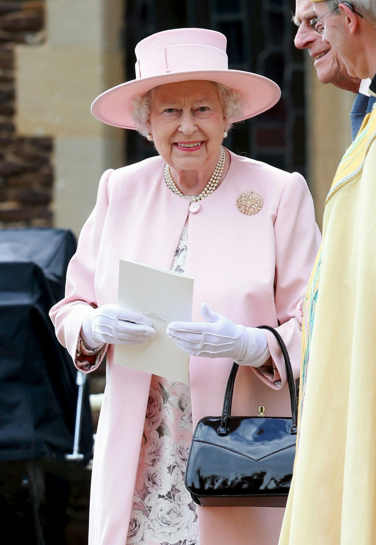 [10:52] Queen Elizabeth and the Archbishop of Canterbury Justin Welby are pictured outside the Church of St Mary Magdalene on the Sandringham Estate for the Christening of Princess Charlotte 