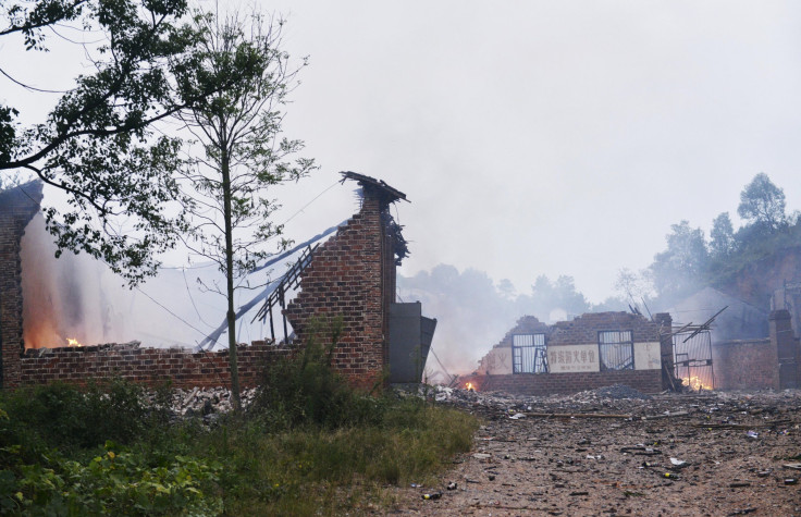 Fireworks warehouse explosion