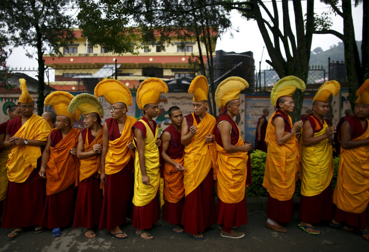 tibet monk protest